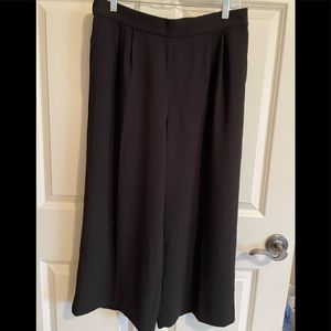 Jcrew ladies wide leg black dress pant
